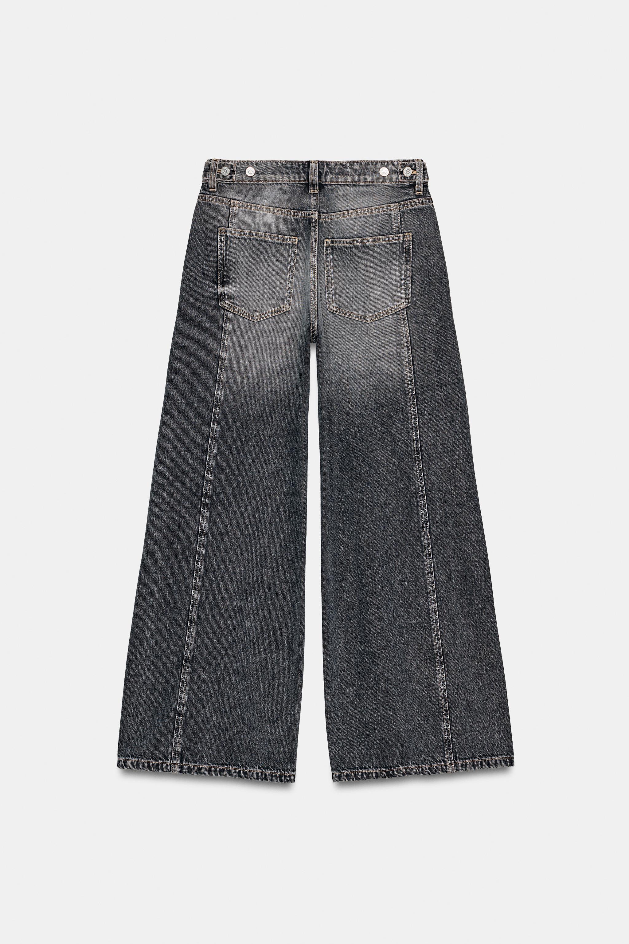 Z1975 WIDE LEG MID-RISE SEAM JEANS